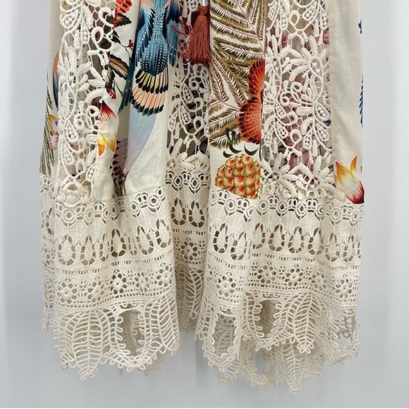 Farm Rio Floral Lace Trim Dress - Picture 8 of 12